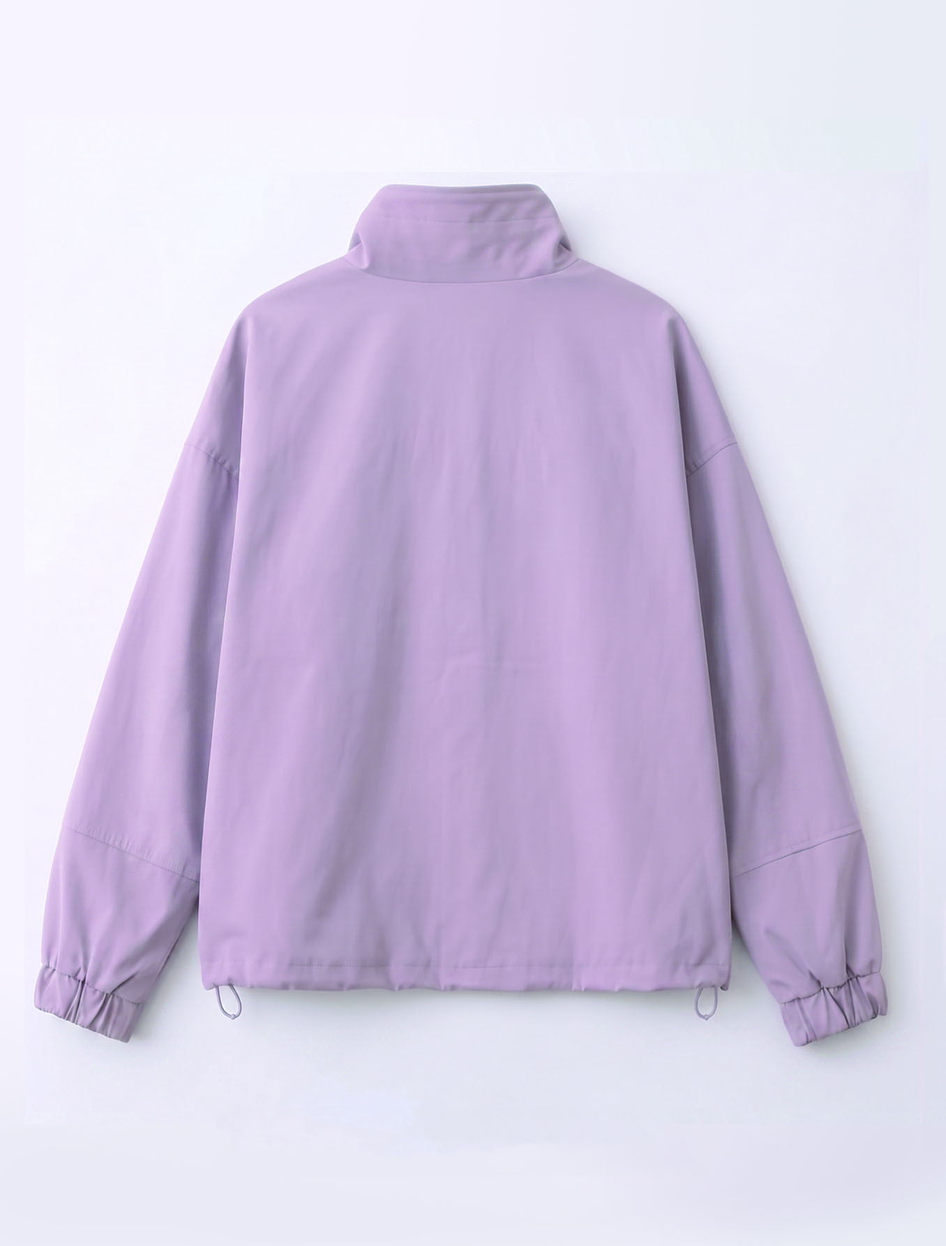 View Stand-Collar Drawstring Windbreaker image 4