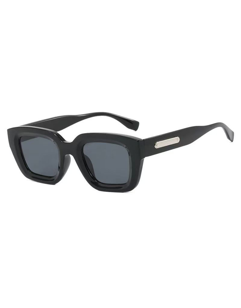 View Retro Chunky Frame Tinted Lens Fashion Sunglasses image 5